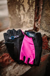 Ronde Renner Gloves Black/Navy/Pink